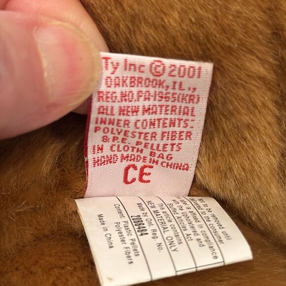 TY Teddy the Santa Bear Christmas Bear Plush Beanie Babies Buddies Buddy - Picture 8 of 10